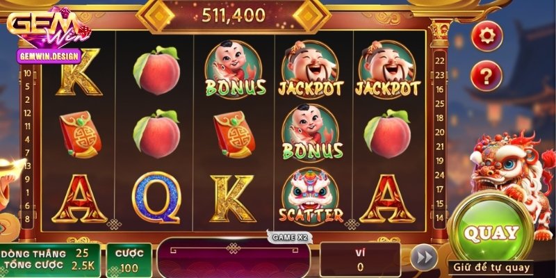 Trải nghiệm nổ hũ chủ đề thần tài may mắn, cuốn hút đến từng vòng quay